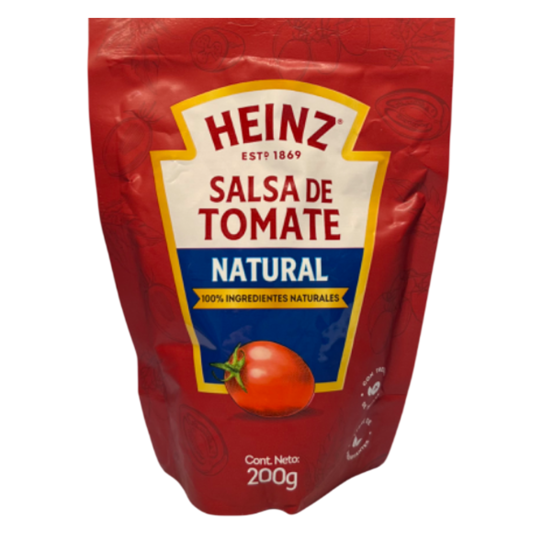 salsa de tomate Heinz 200g envase original